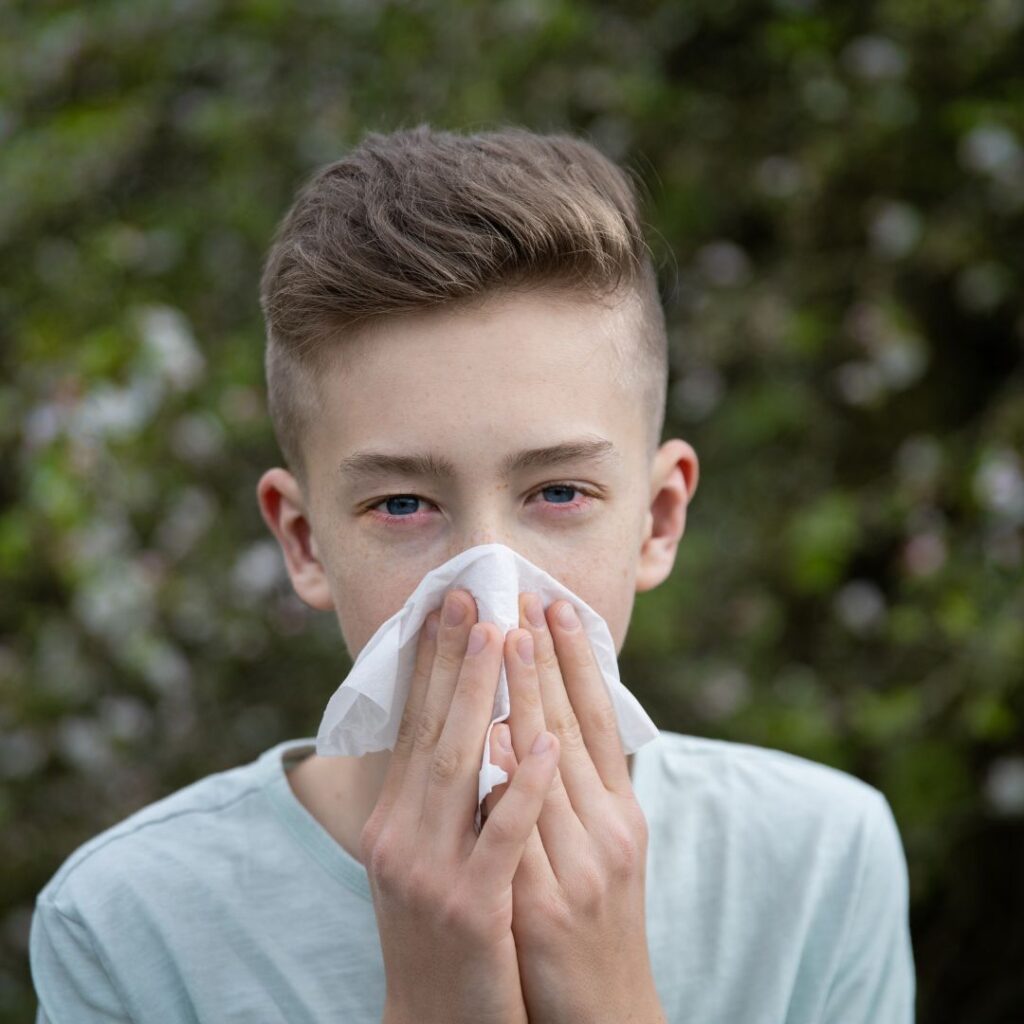 Les symptômes de l'allergie au pollen